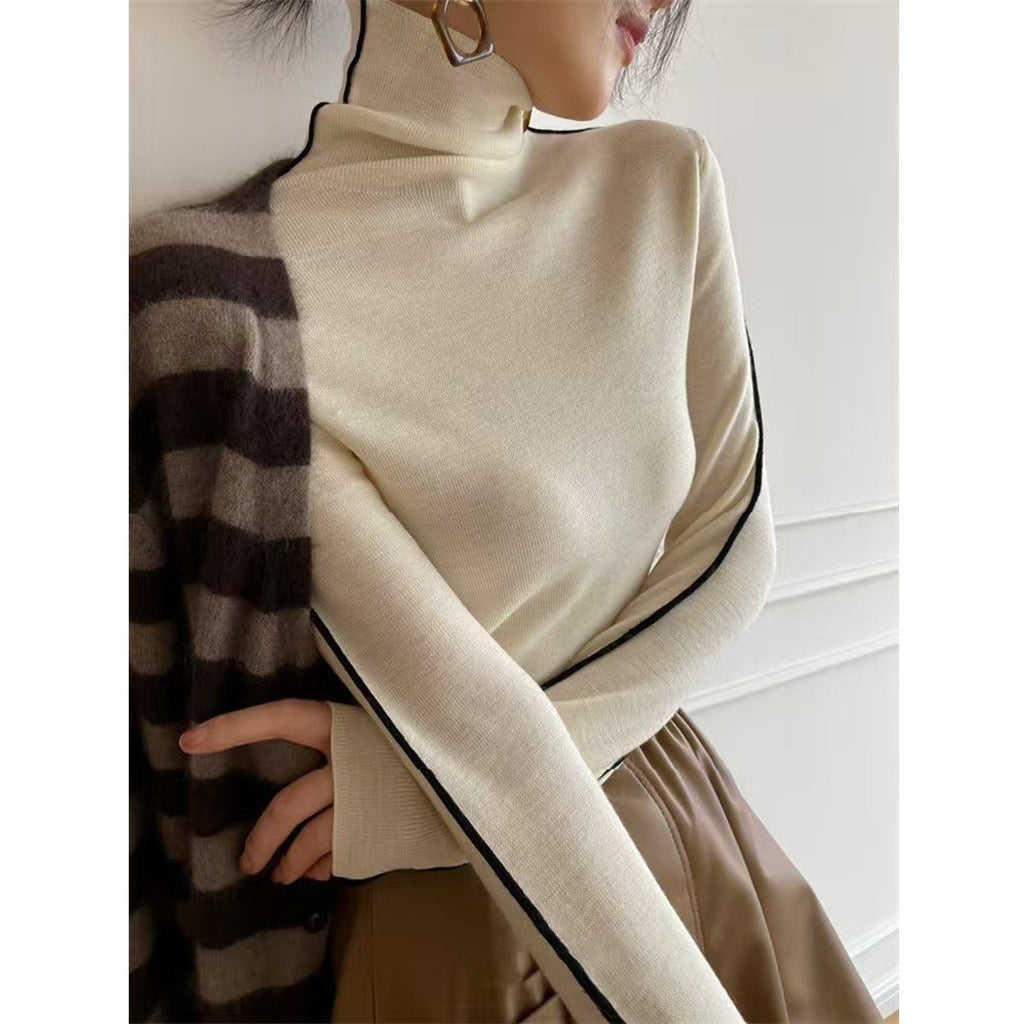 Women Knit Turtleneck Sweater