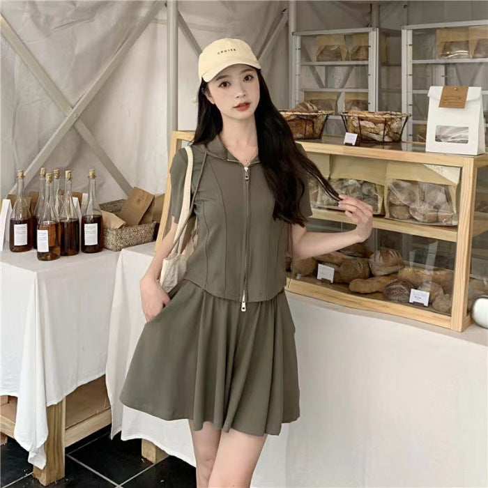 Casual Sportswear Set For Plus-size Women Summer