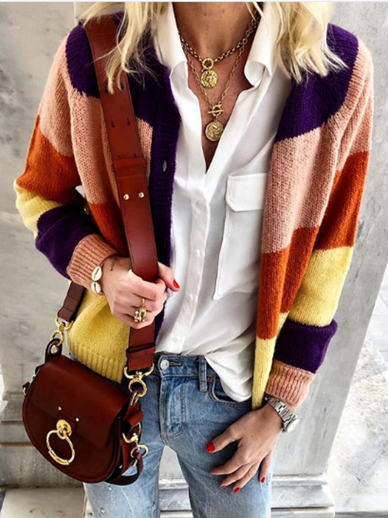Knit Cardigan Jacket Sweater Women