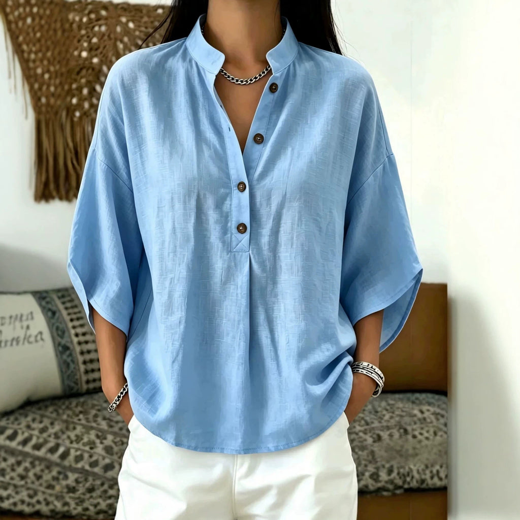 Fashionable Loose Batwing-Sleeve Top For Women
