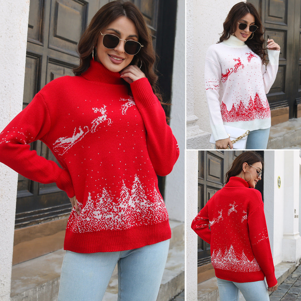 Women Sweater Turtleneck Sweater