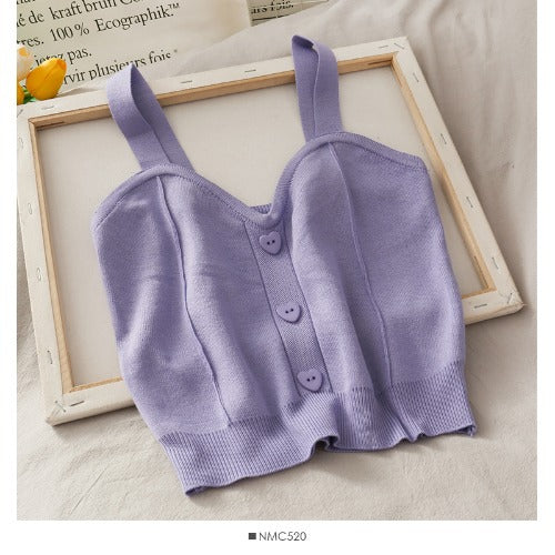 Knit Sweater Is Thinner Knit Small Camisole Women