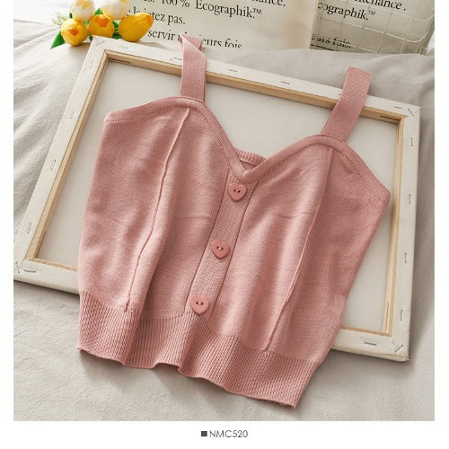 Knit Sweater Is Thinner Knit Small Camisole Women