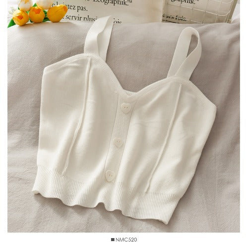 Knit Sweater Is Thinner Knit Small Camisole Women