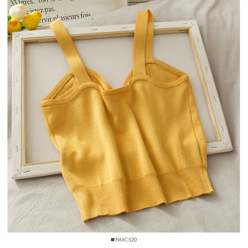 Knit Sweater Is Thinner Knit Small Camisole Women