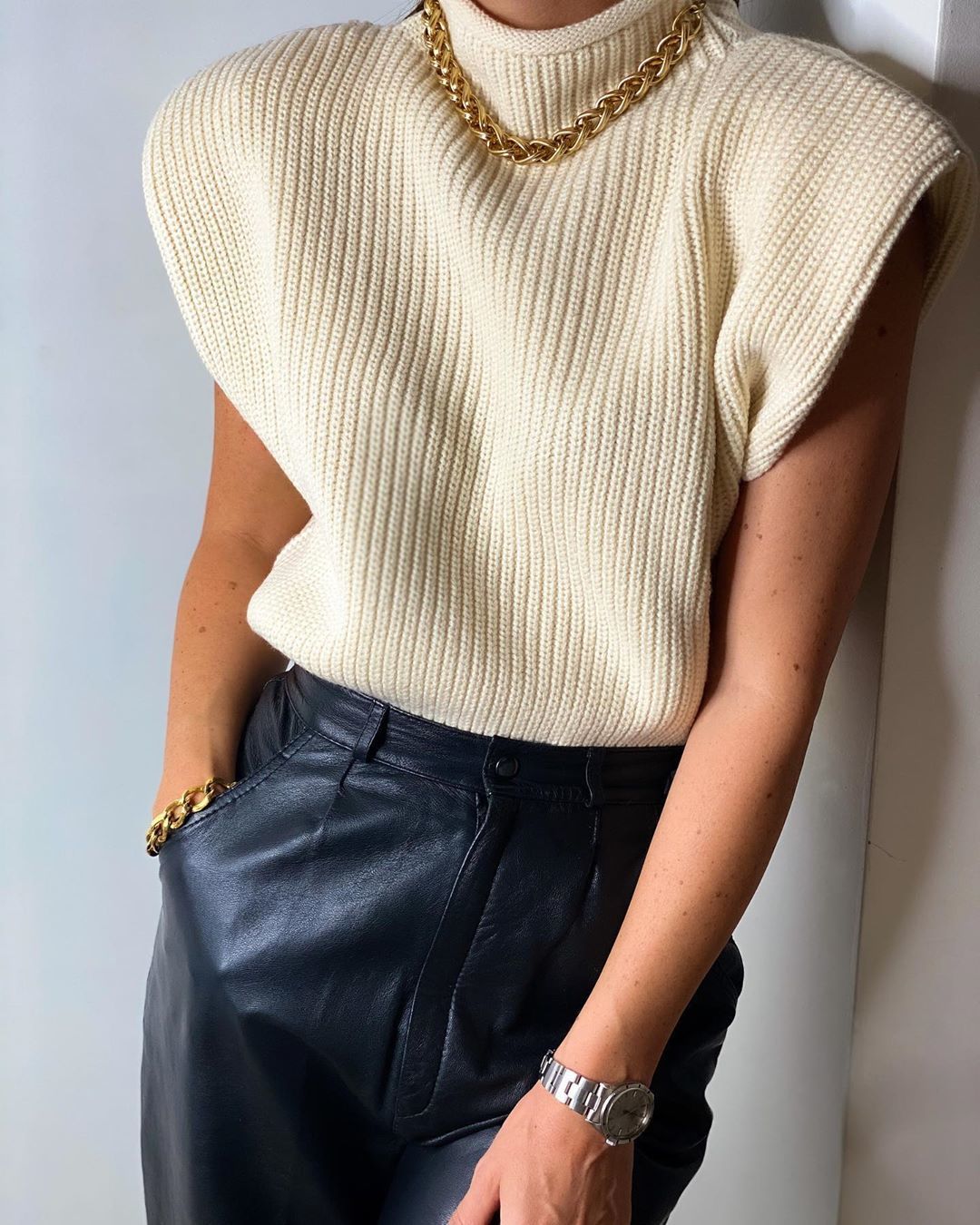 Women Knit Sweater Vest Sweater