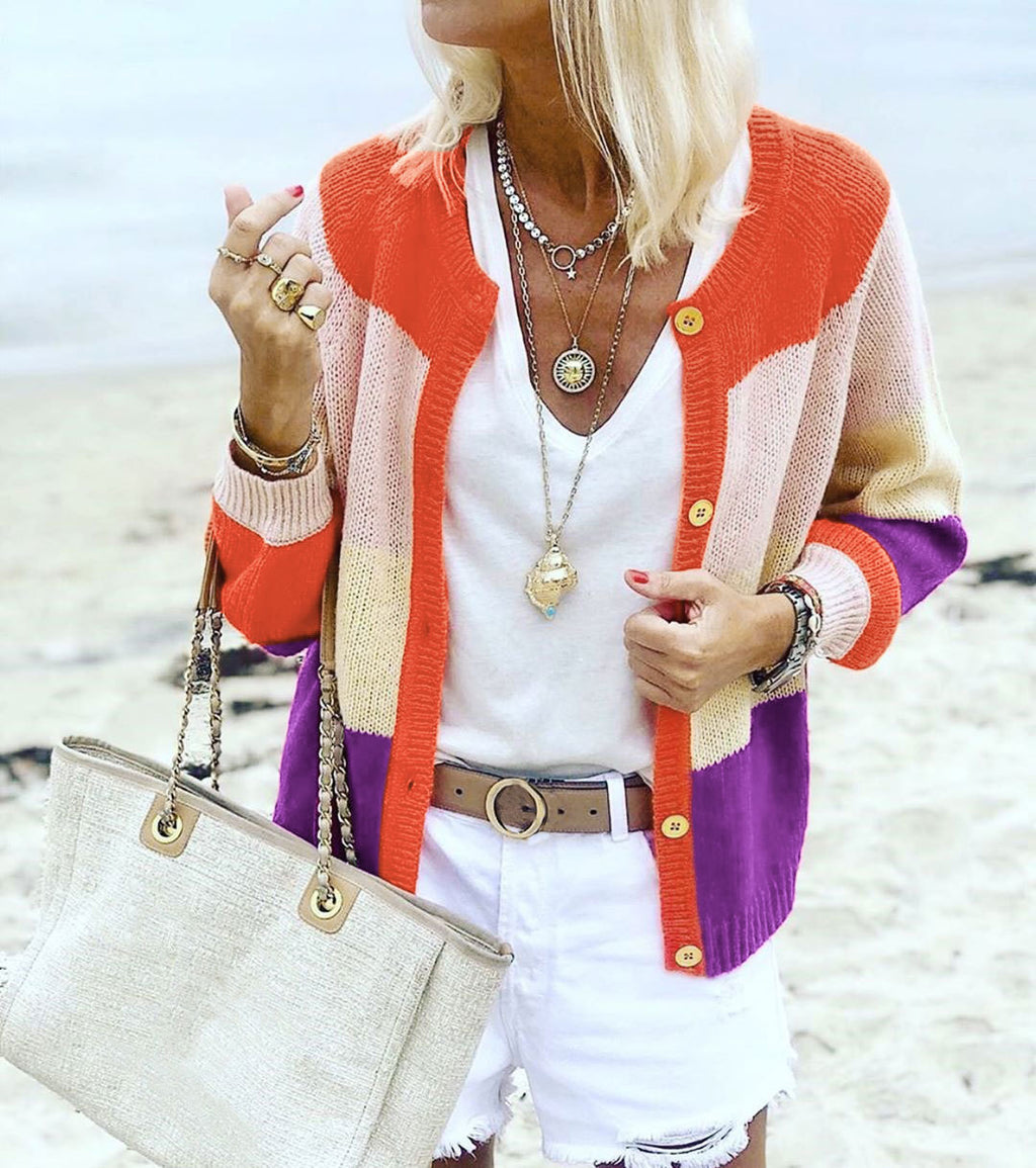 Knit Cardigan Jacket Sweater Women