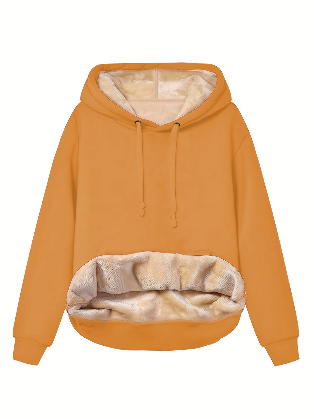 Fashion Women Warm With Velvet Hoodie Coat