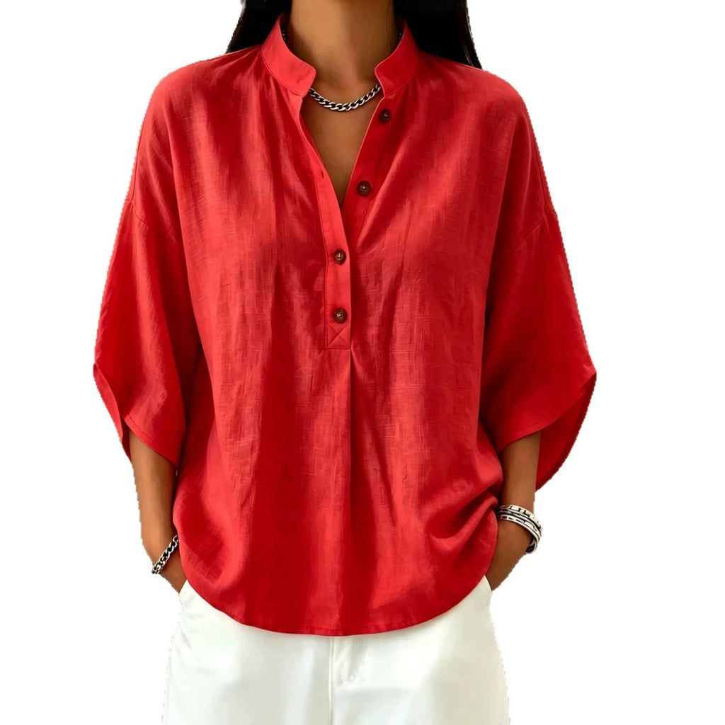Fashionable Loose Batwing-Sleeve Top For Women