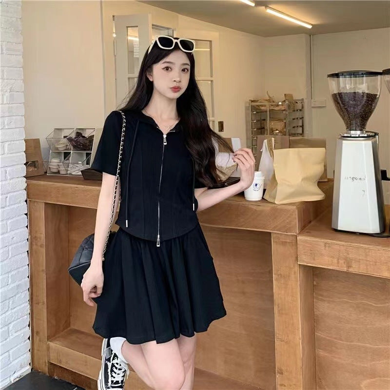 Casual Sportswear Set For Plus-size Women Summer