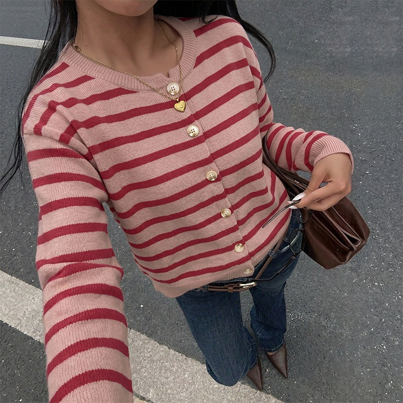 Fashionable Knitted Cardigan Sweater For Women