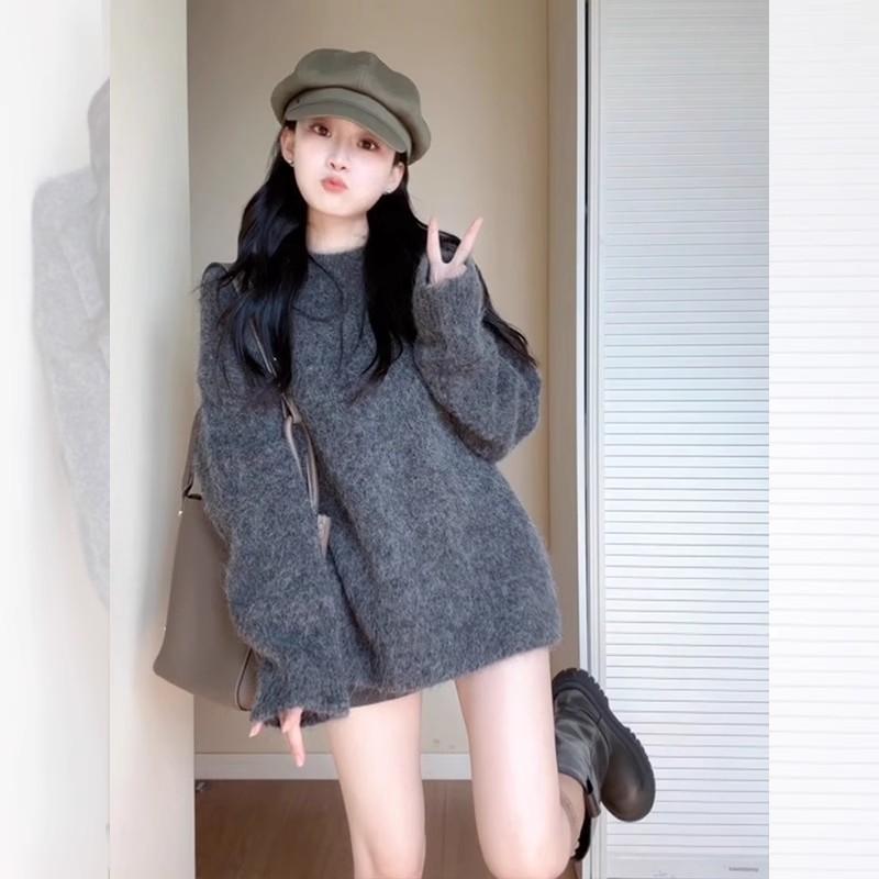 Loose Mid-length Sweater Women