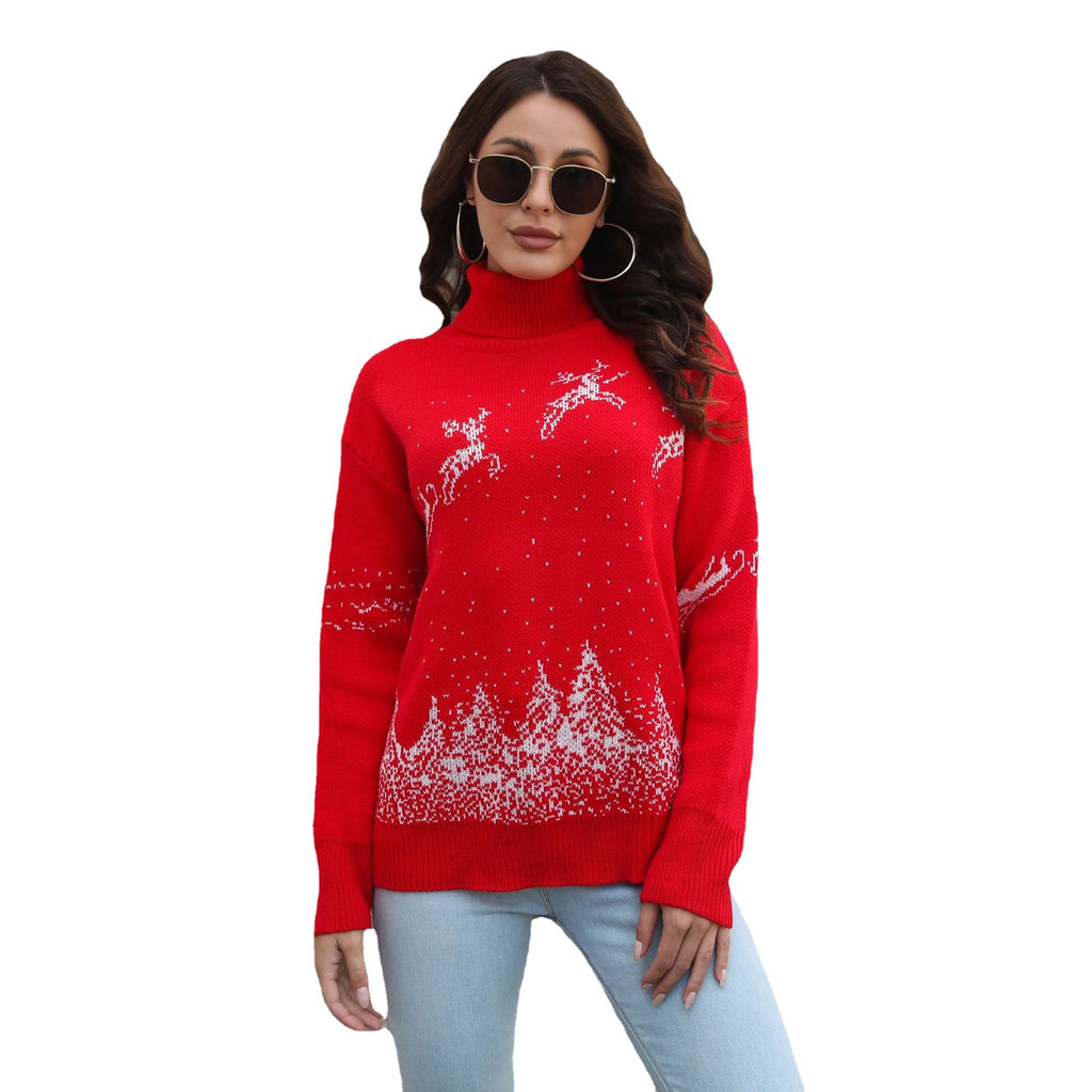 Women Sweater Turtleneck Sweater