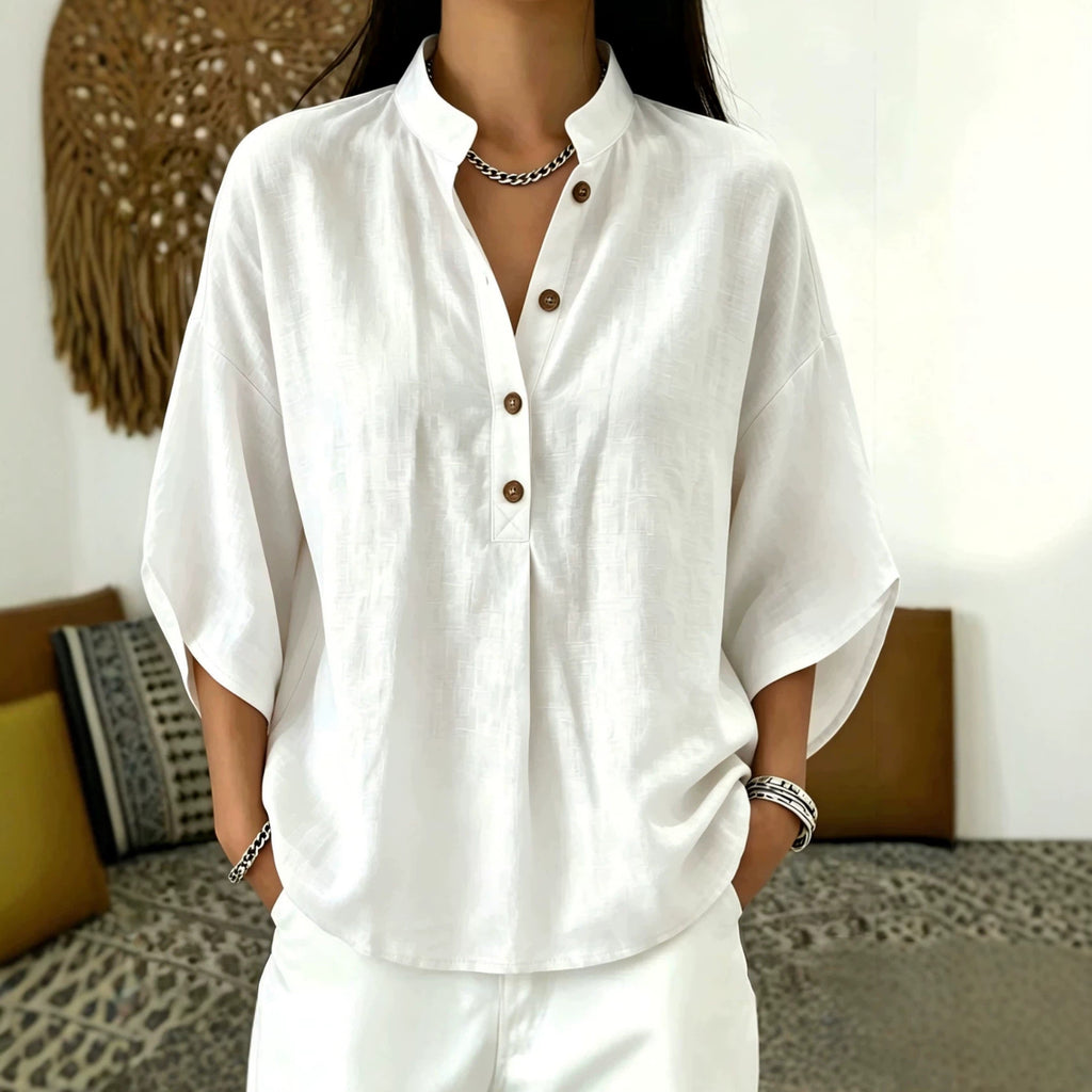 Fashionable Loose Batwing-Sleeve Top For Women