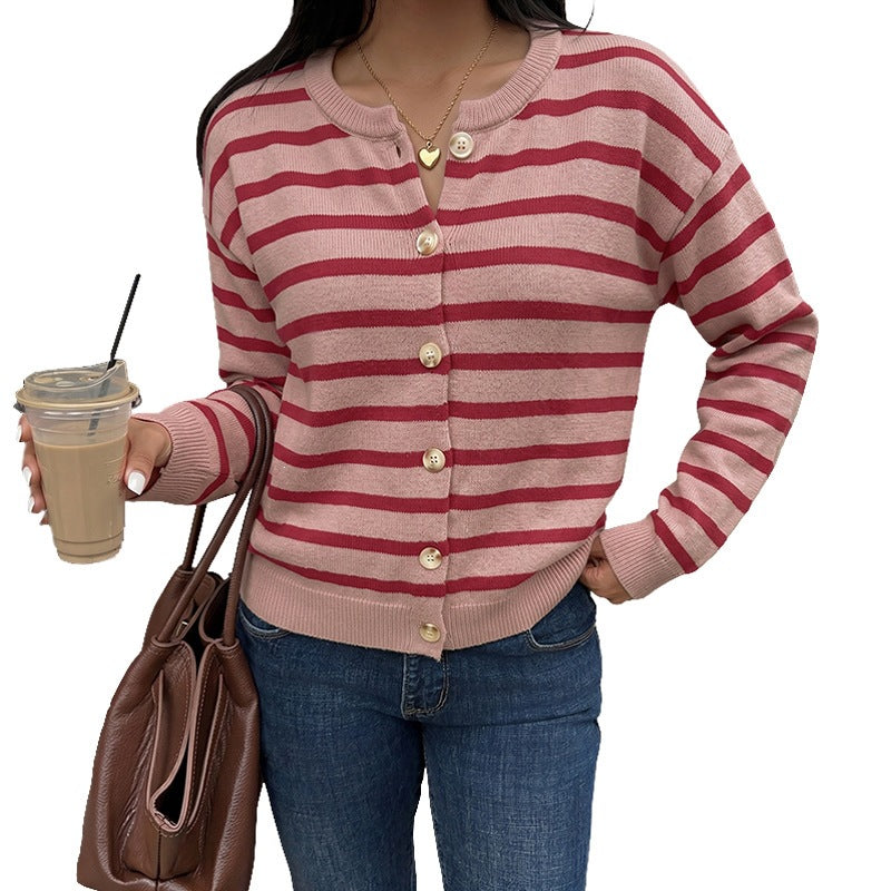 Fashionable Knitted Cardigan Sweater For Women