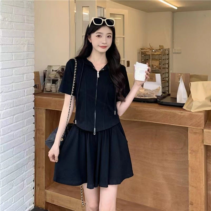 Casual Sportswear Set For Plus-size Women Summer