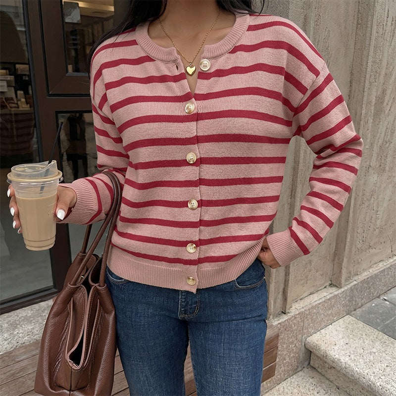 Fashionable Knitted Cardigan Sweater For Women