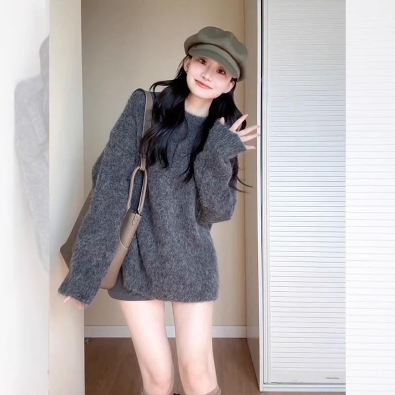 Loose Mid-length Sweater Women