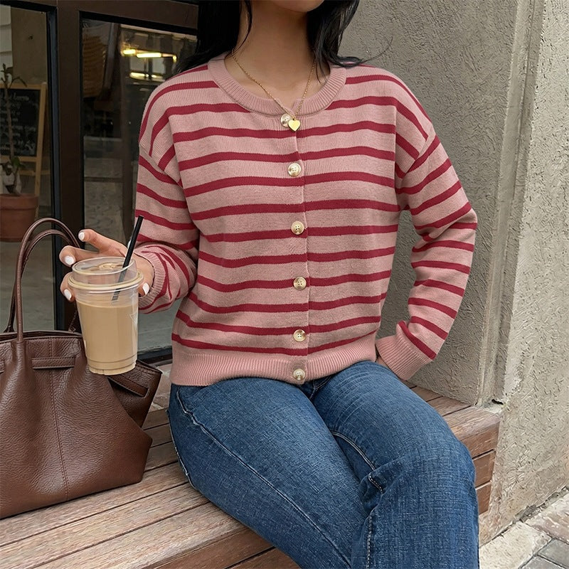 Fashionable Knitted Cardigan Sweater For Women
