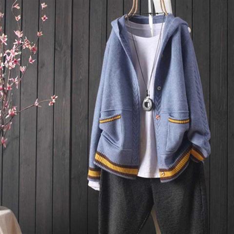 Women Knit Sweater Cardigan Sweater