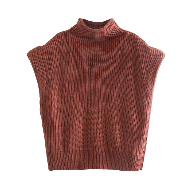 Women Knit Sweater Vest Sweater