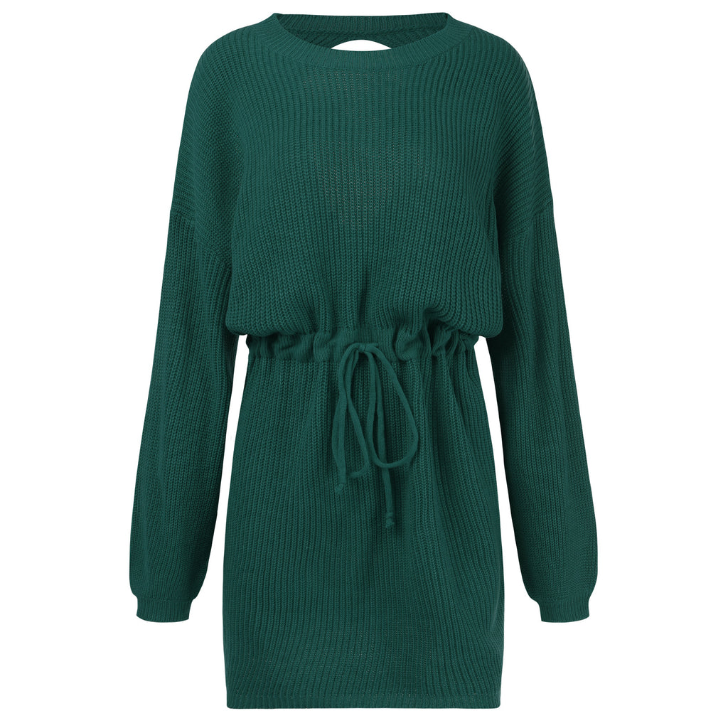 Women Knit Sweater Skirt Sweater