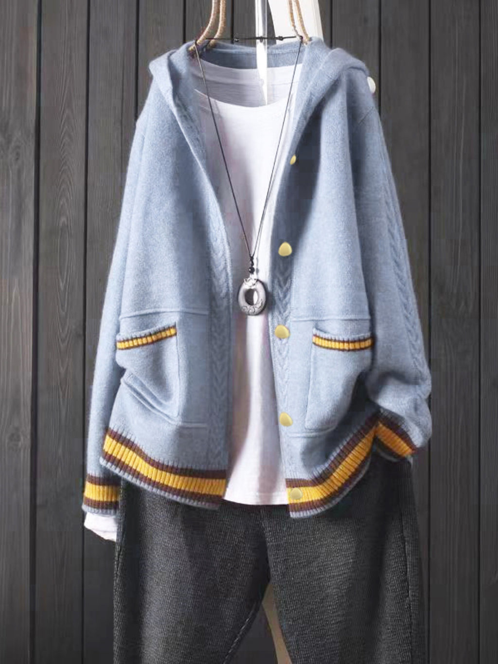 Women Knit Sweater Cardigan Sweater
