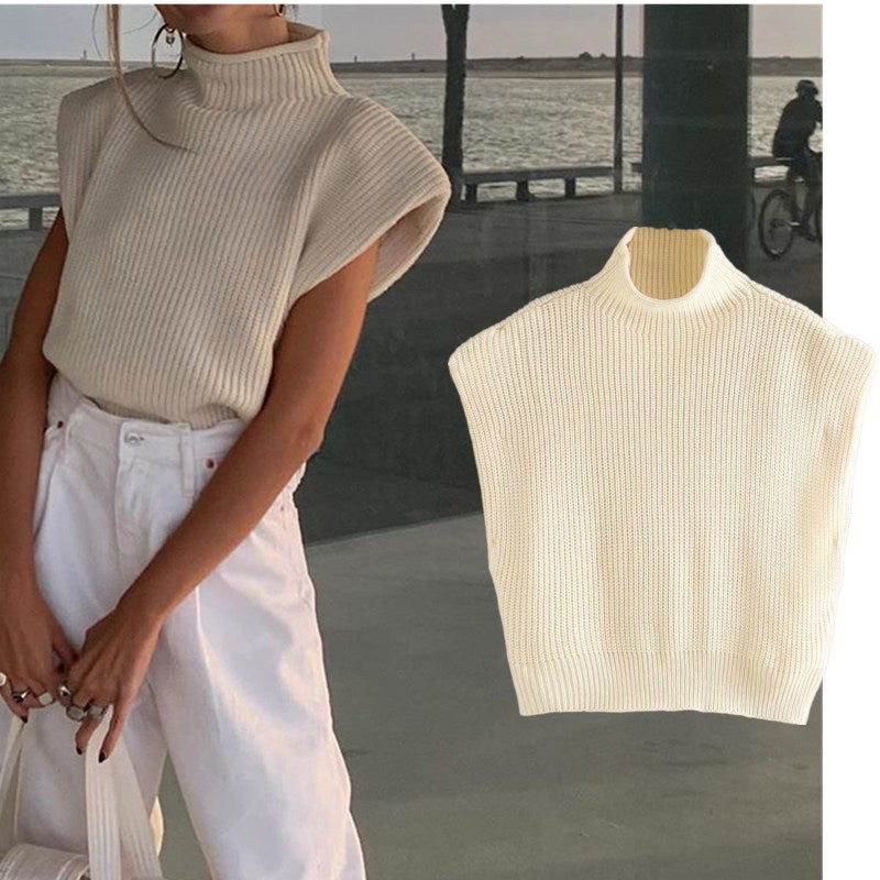 Women Knit Sweater Vest Sweater