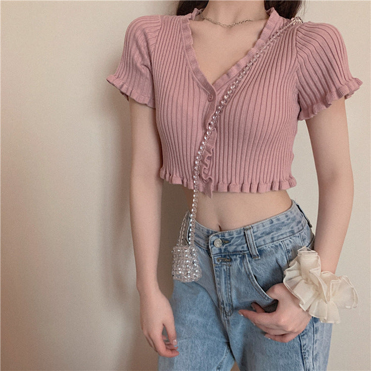 Sweet And Whistling Knitted Cardigan Women