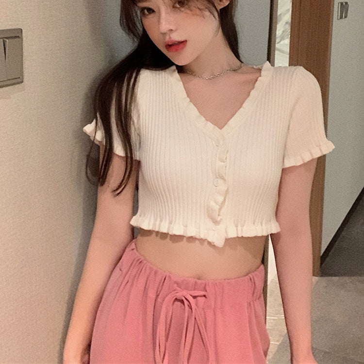 Sweet And Whistling Knitted Cardigan Women
