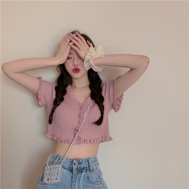 Sweet And Whistling Knitted Cardigan Women