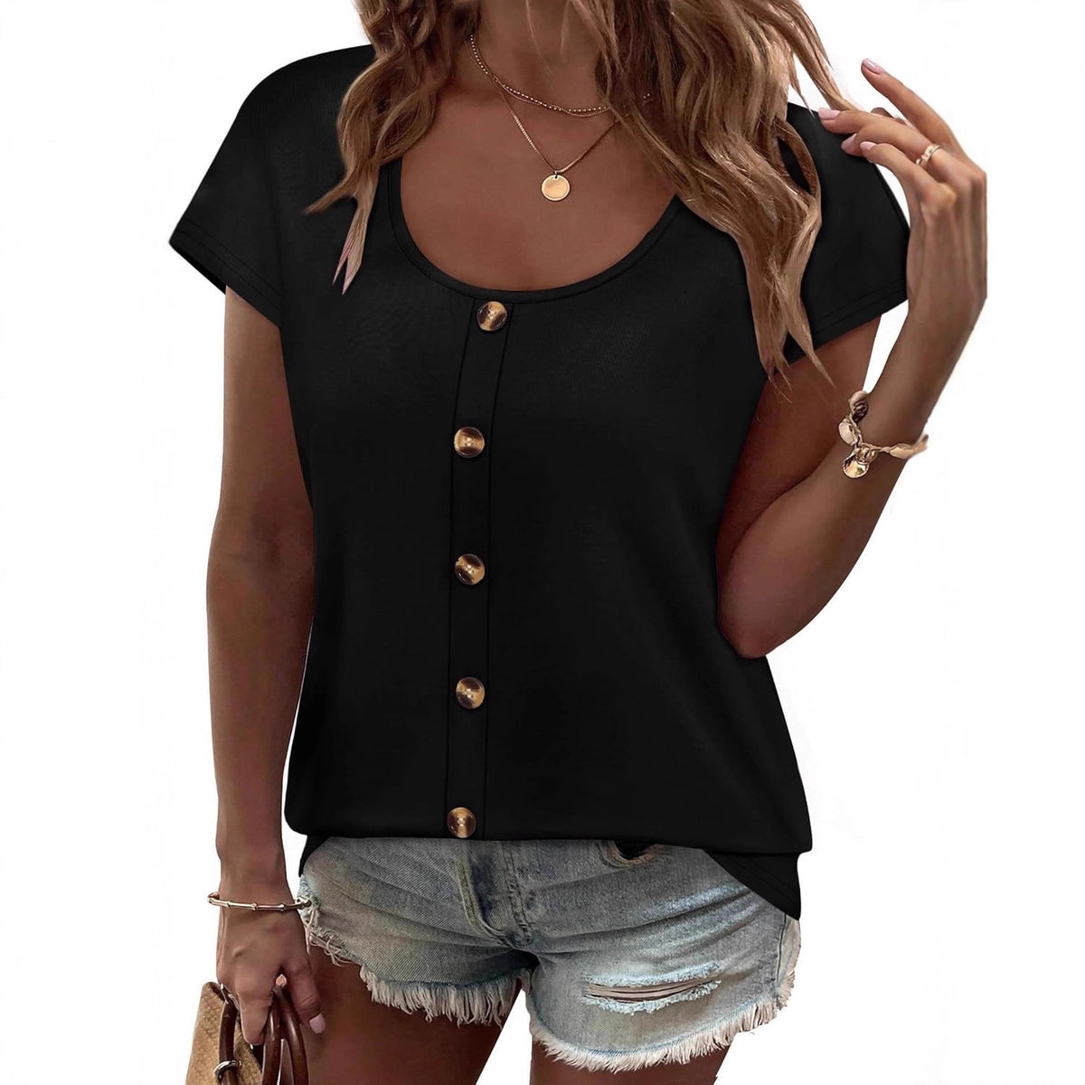 V-neck Elegant Knit Sweater For Women