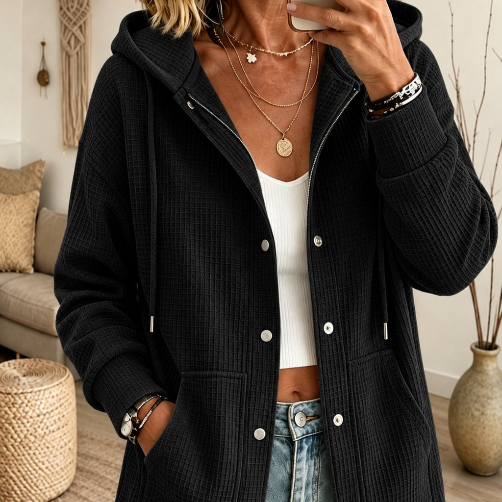 Spring New Women's Loose Long-sleeved Casual Women's Solid Color Fleece Sleeve T-shirt For Women