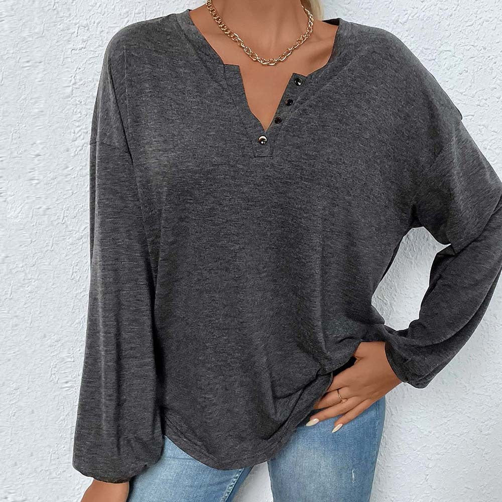 Casual All-Match Loose Long-Sleeve Top For Women