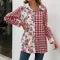 Casual Loose Single Breasted Shirt Top Women