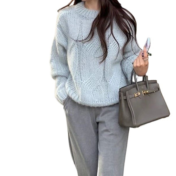 Women Knit Loose Sweater