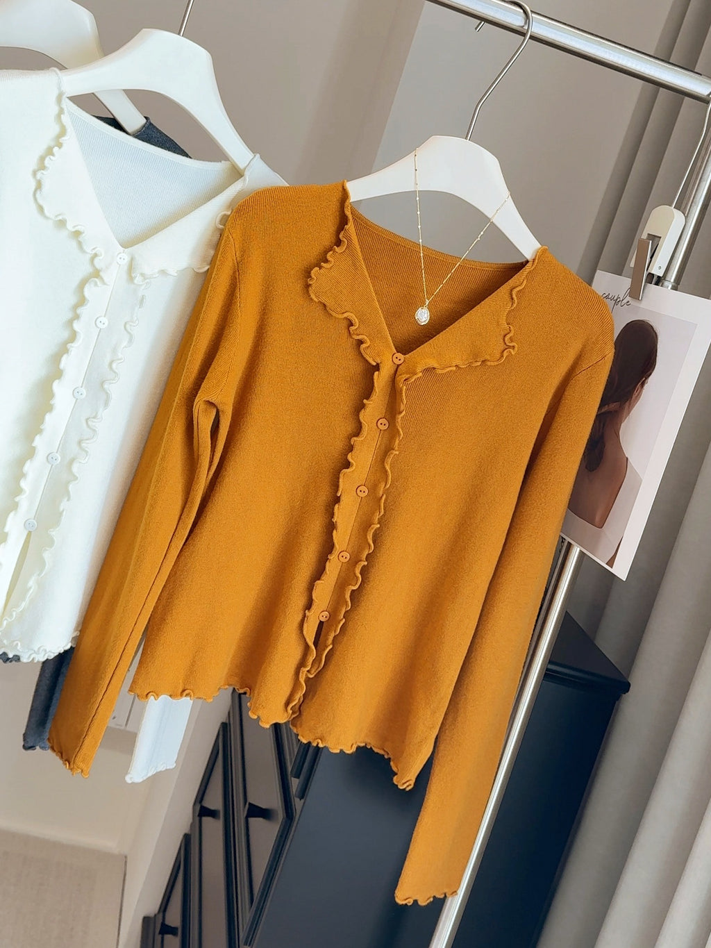 Long Sleeve Knit Sweater For Women