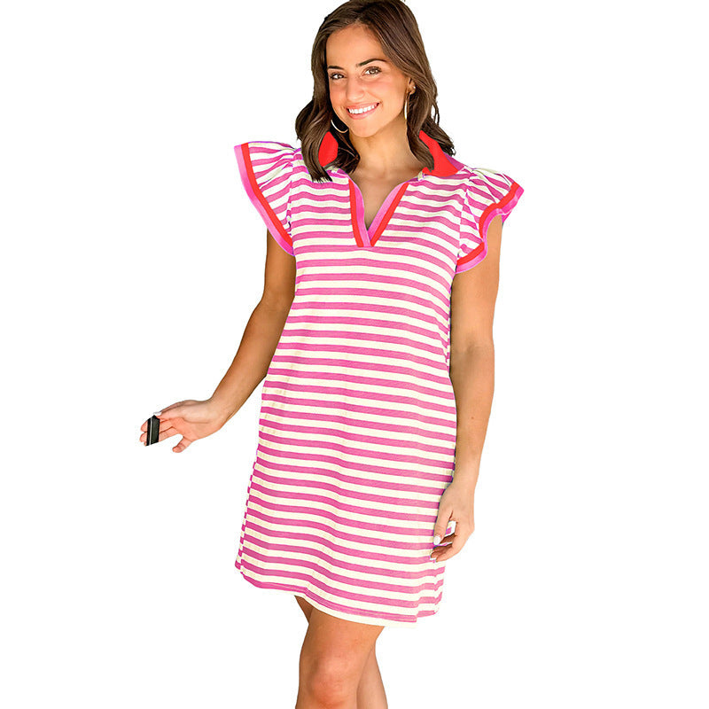 Women's Striped Casual Skirt with Versatile Mini For Casual