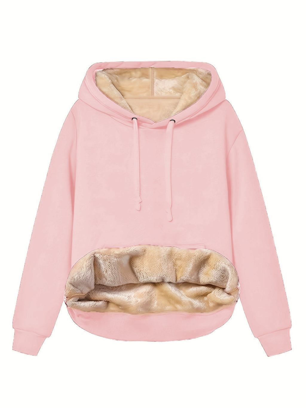 Fashion Women Warm With Velvet Hoodie Coat