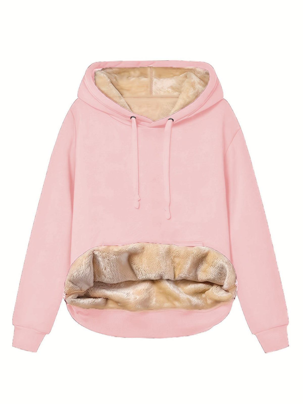 Fashion Women Warm With Velvet Hoodie Coat