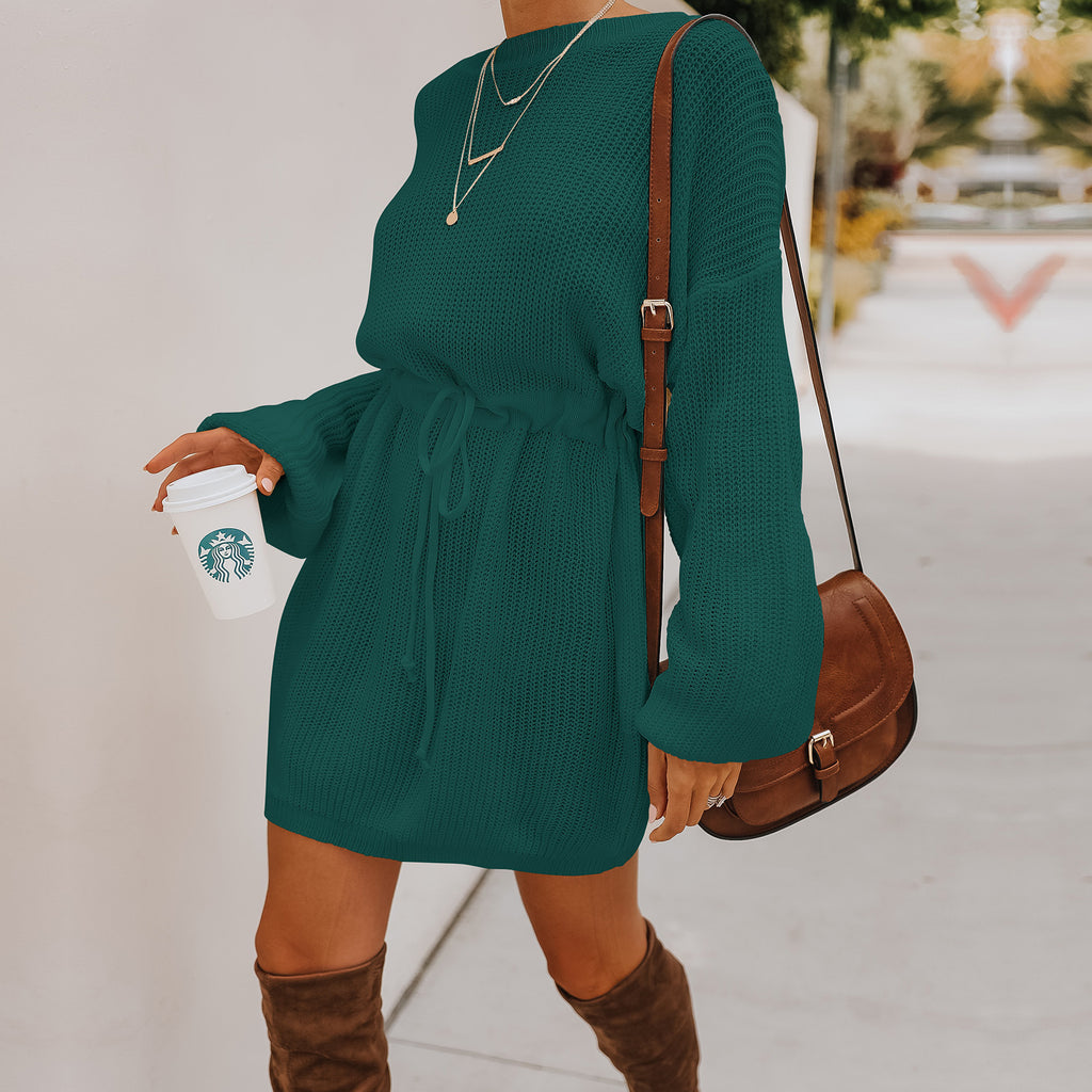 Women Knit Sweater Skirt Sweater
