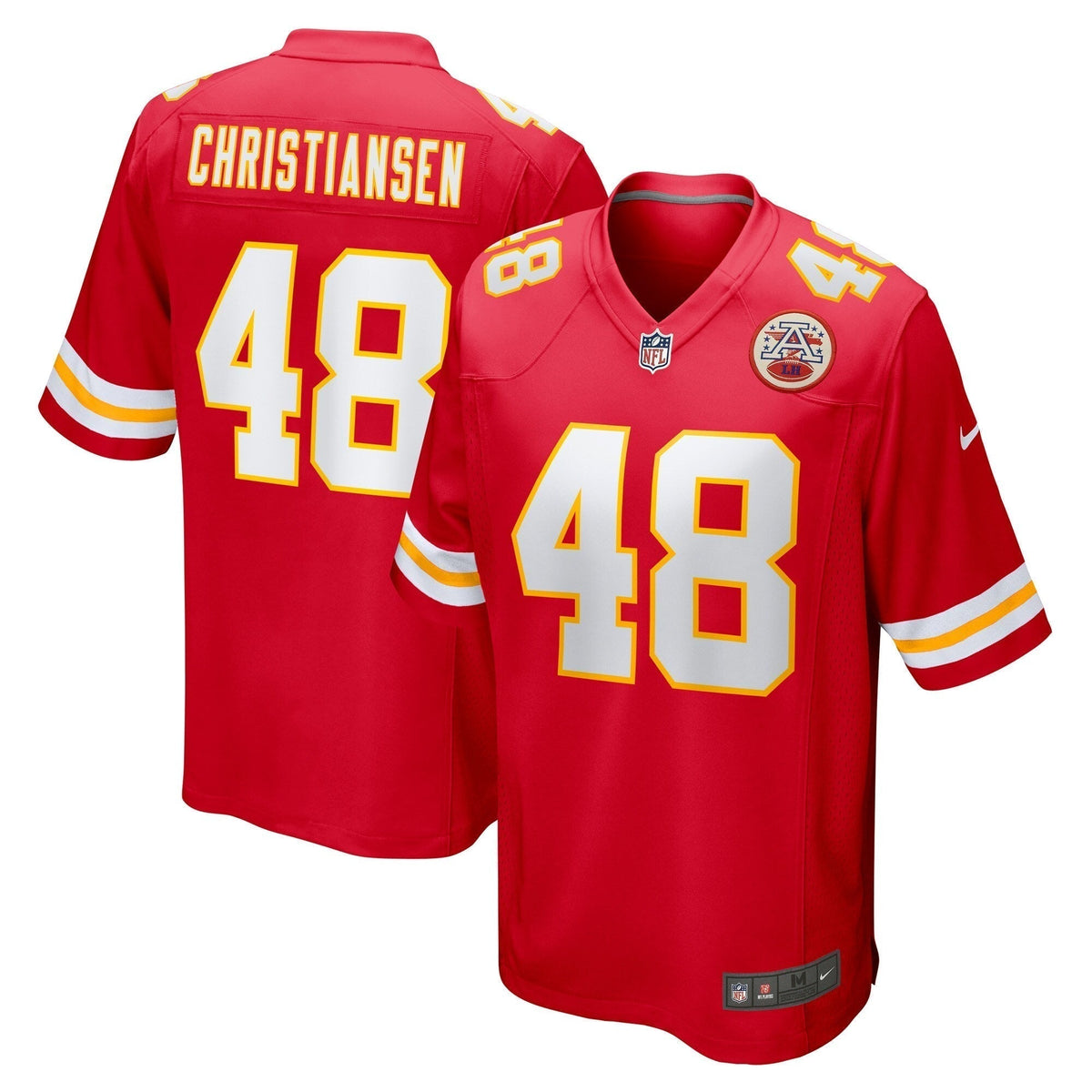 Cole Christiansen Kansas City Chiefs Nike Game   Jersey - Red