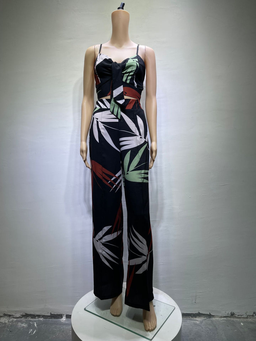 Printed Casual Pants Set For Women