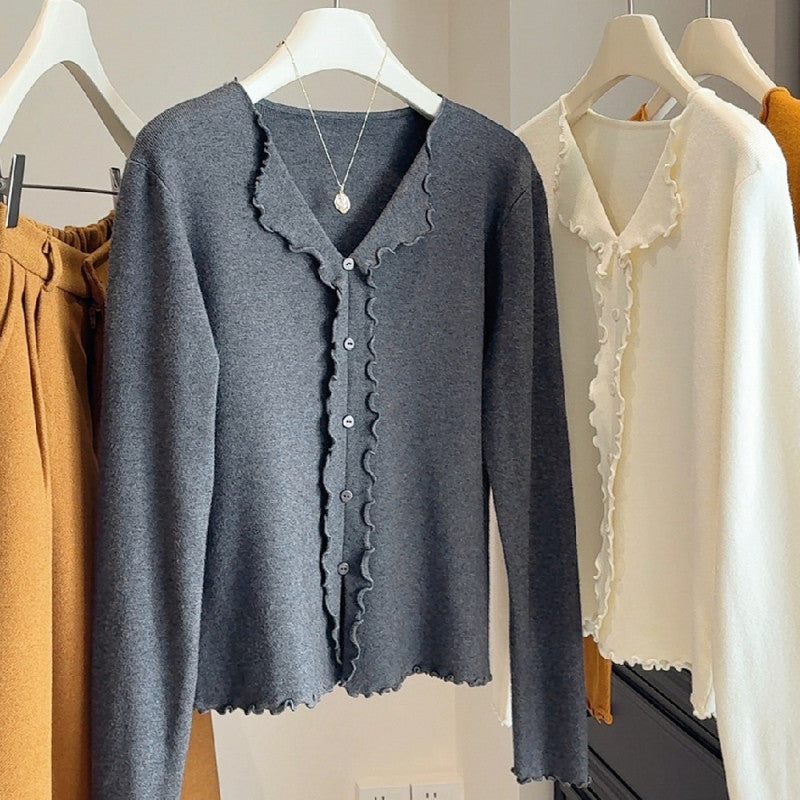Long Sleeve Knit Sweater For Women